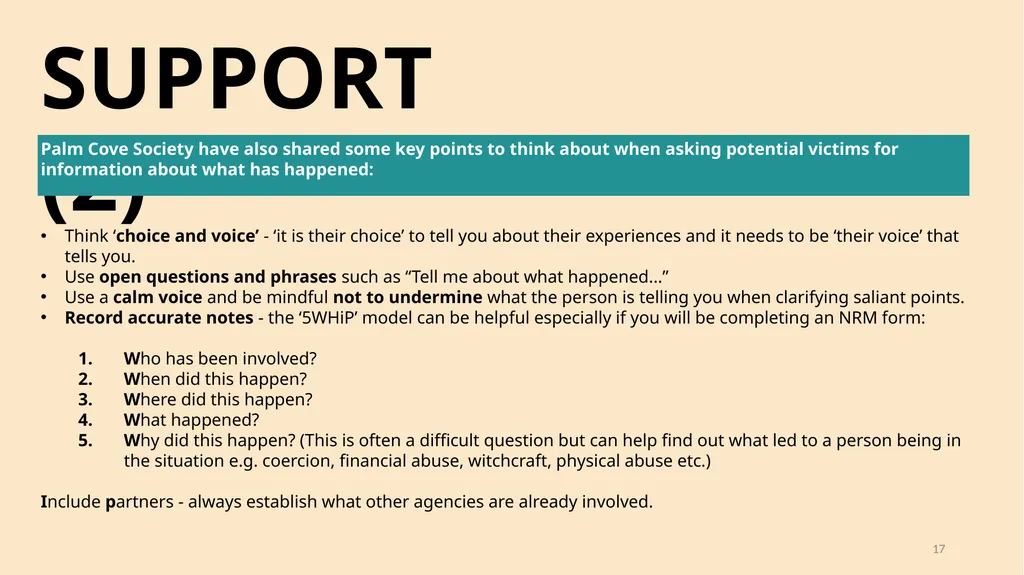 A guide for people and organisations who want to - slide 17 of 33
