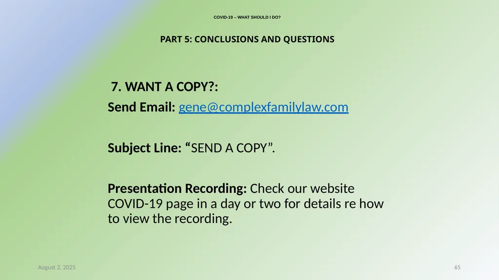 We will start the webinar shortly. Thanks for - slide 65 of 68