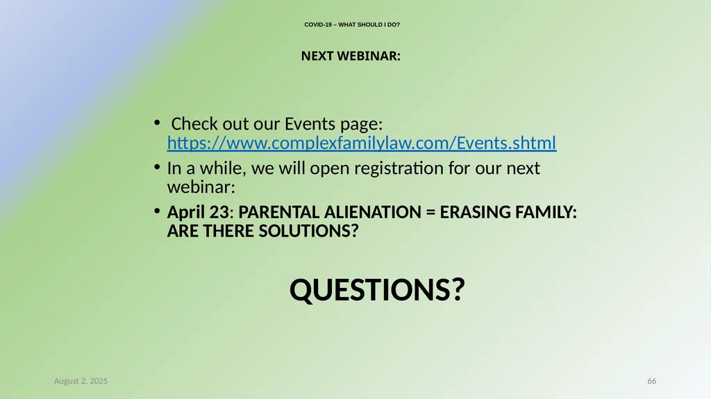 We will start the webinar shortly. Thanks for - slide 66 of 68