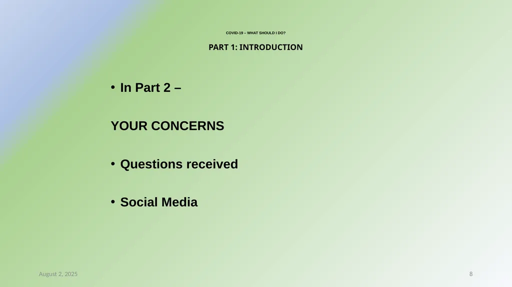 We will start the webinar shortly. Thanks for - slide 8 of 68