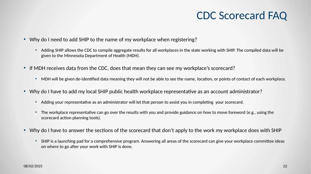 1 Wellness Program Startup and Sustainability - slide 22 of 26