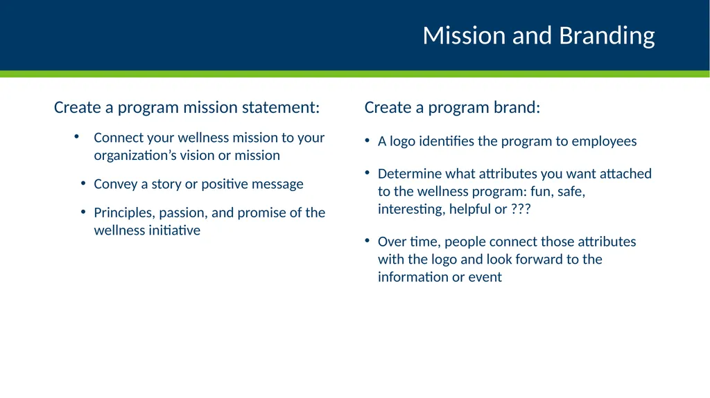 1 Wellness Program Startup and Sustainability - slide 8 of 26