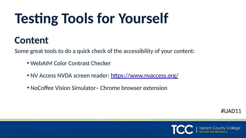ADA, 504, 508, WCAG: I’m Supposed To Be Meeting - slide 18 of 22