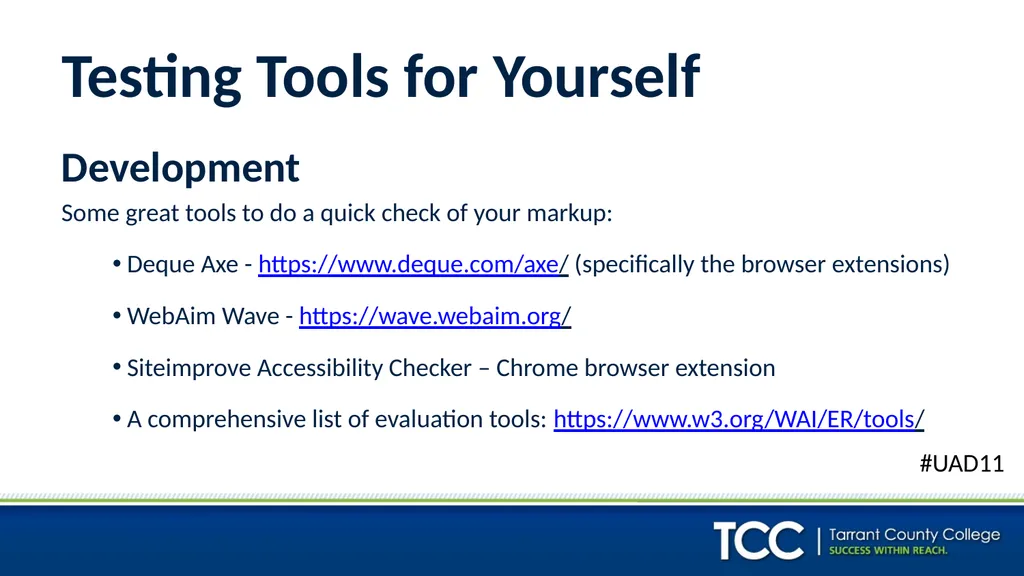 ADA, 504, 508, WCAG: I’m Supposed To Be Meeting - slide 17 of 22