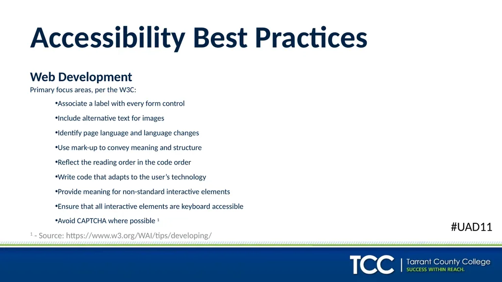 ADA, 504, 508, WCAG: I’m Supposed To Be Meeting - slide 14 of 22