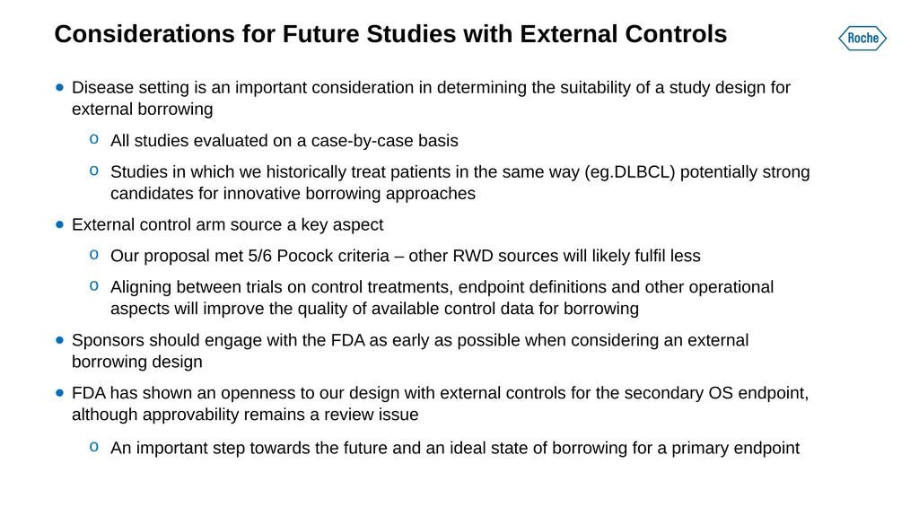 FDA Complex Innovative Designs Pilot: Experience - slide 10 of 13