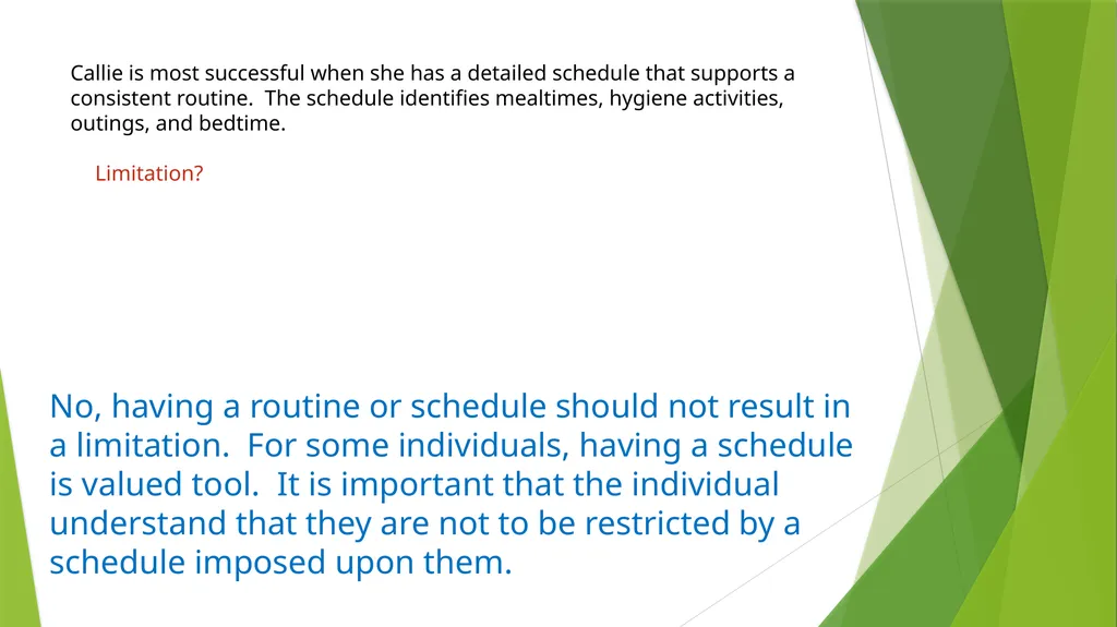 Individually-Based Limitations Practice Examples - slide 30 of 41