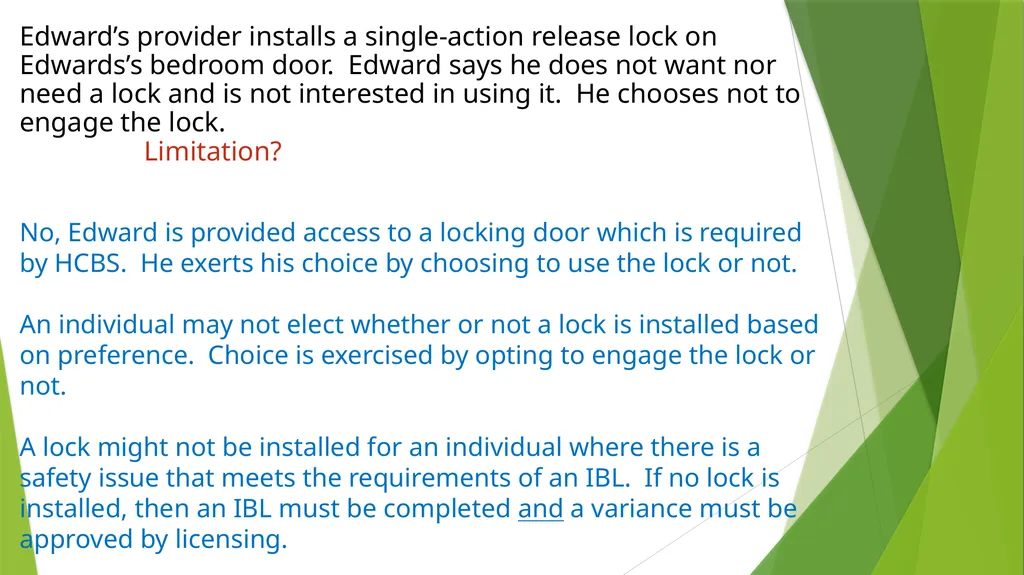 Individually-Based Limitations Practice Examples - slide 15 of 41