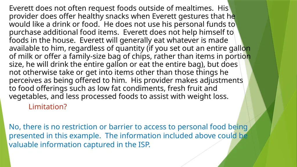Individually-Based Limitations Practice Examples - slide 12 of 41