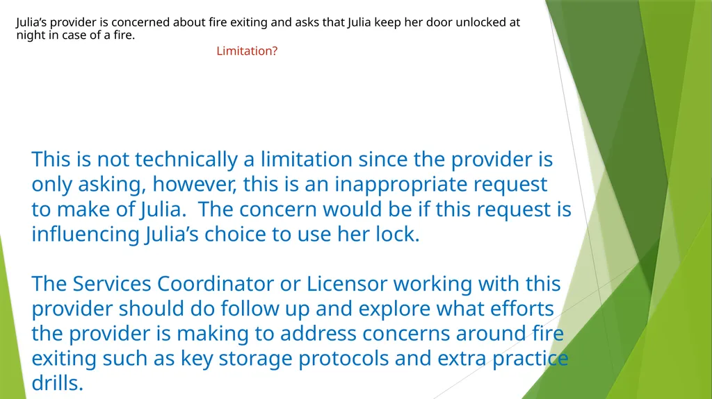 Individually-Based Limitations Practice Examples - slide 20 of 41