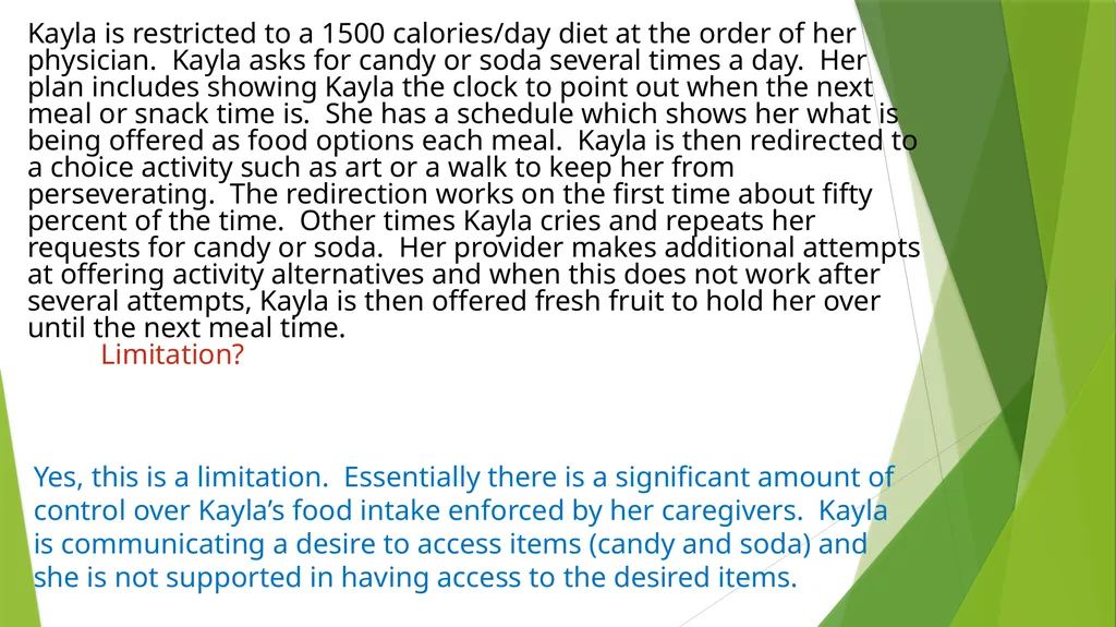 Individually-Based Limitations Practice Examples - slide 13 of 41
