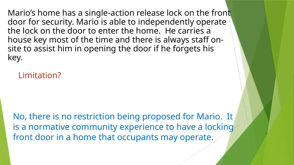Individually-Based Limitations Practice Examples - slide 23 of 41