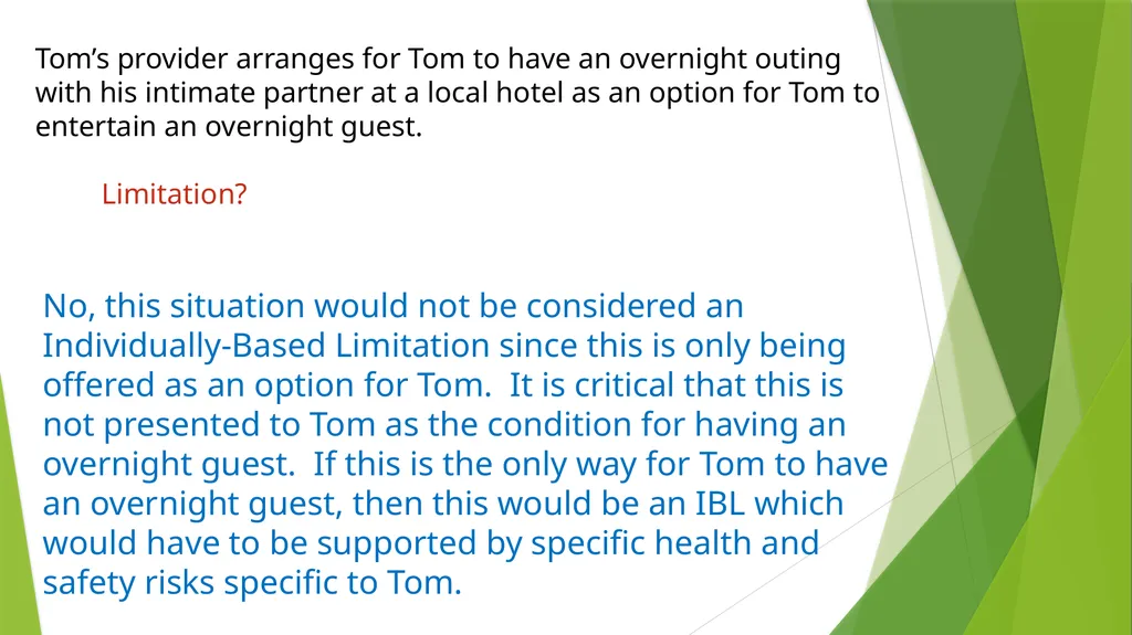 Individually-Based Limitations Practice Examples - slide 41 of 41