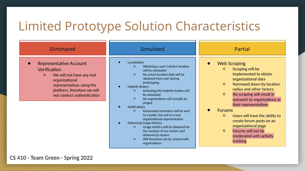 Helping Hands Prototype Presentation Connecting - slide 13 of 36