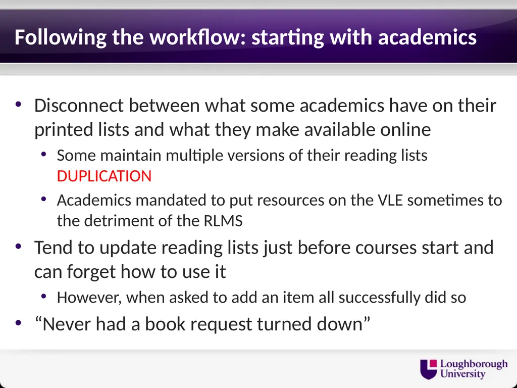 Reading Lists - End to End Gary Brewerton - slide 10 of 15