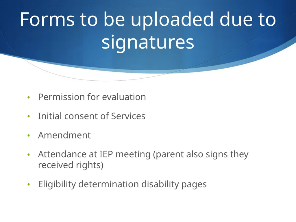IEP and Frontline Updates Presented by: Nita - slide 30 of 35