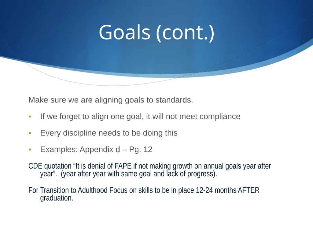 IEP and Frontline Updates Presented by: Nita - slide 21 of 35