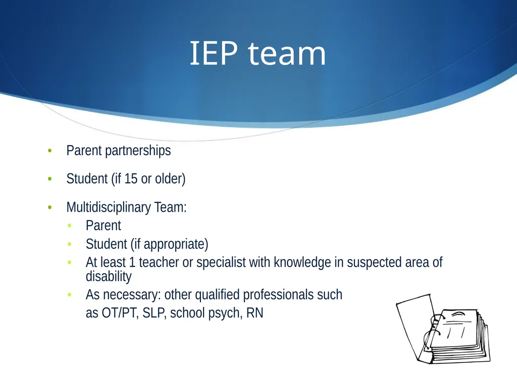 IEP and Frontline Updates Presented by: Nita - slide 15 of 35