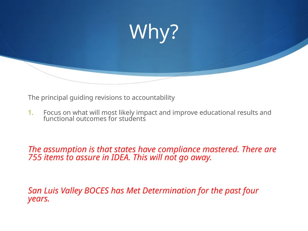 IEP and Frontline Updates Presented by: Nita - slide 4 of 35