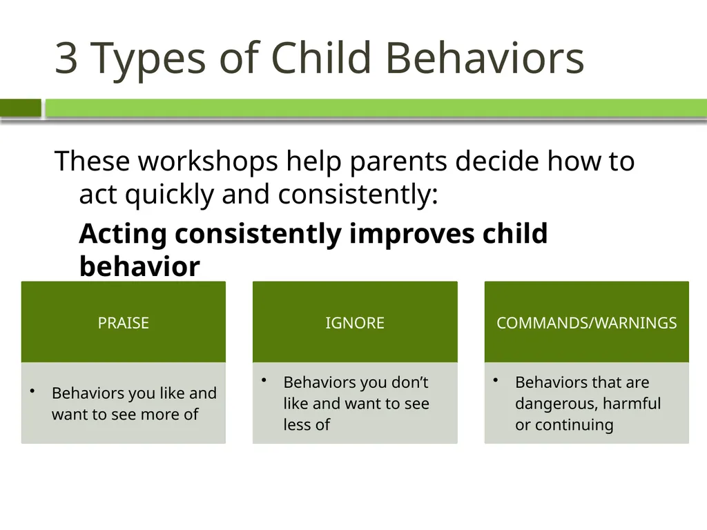 Healthy Parenting Workshops Parenting Concepts - slide 7 of 21