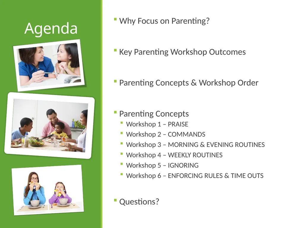 Healthy Parenting Workshops Parenting Concepts - slide 2 of 21