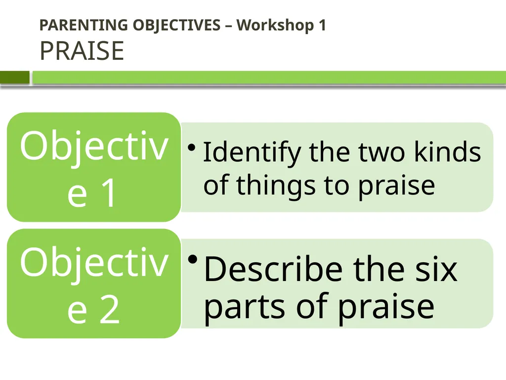 Healthy Parenting Workshops Parenting Concepts - slide 8 of 21