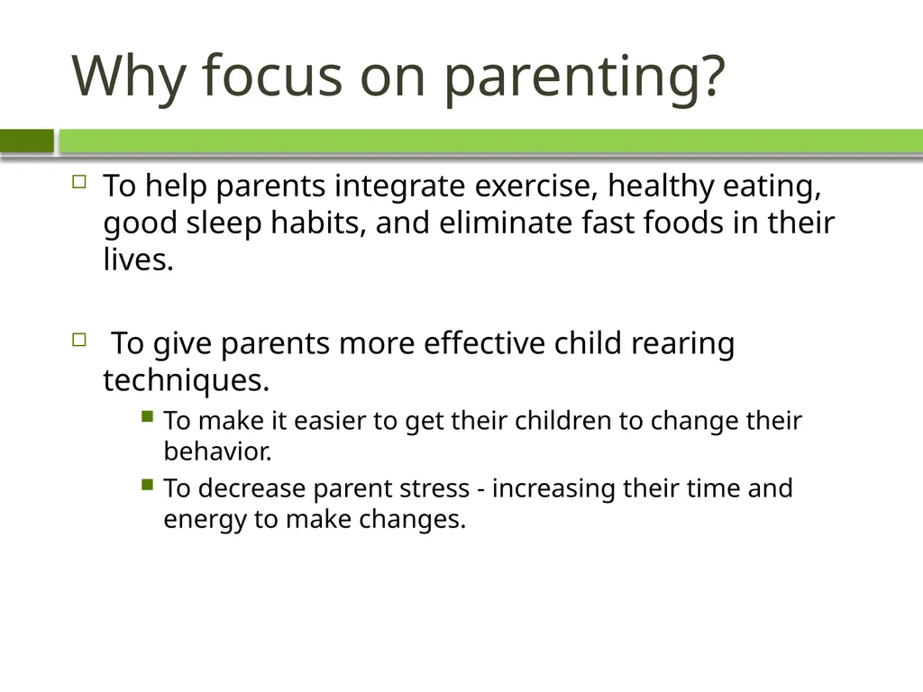Healthy Parenting Workshops Parenting Concepts - slide 3 of 21