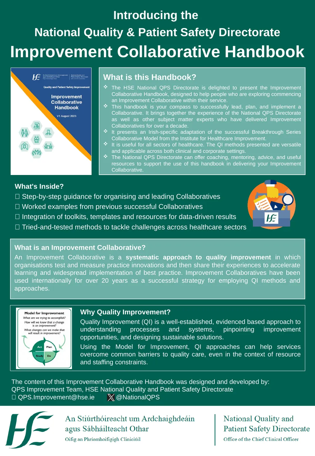 Why Quality Improvement? Quality Improvement (QI)