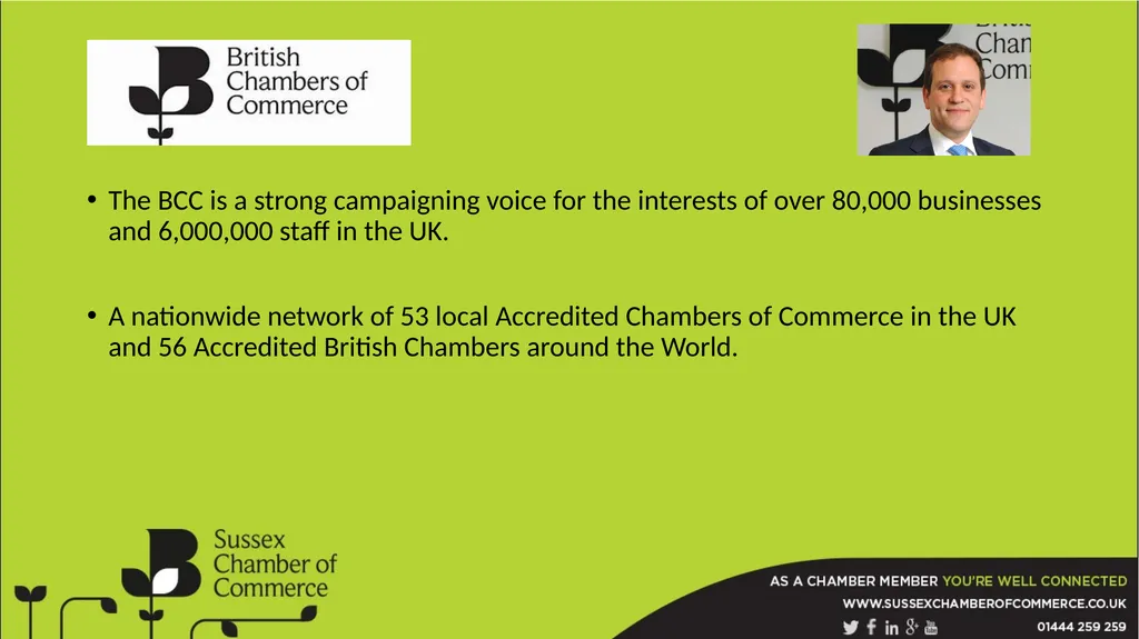 EU Transition Impacts on East Sussex The BCC is a - slide 2 of 26