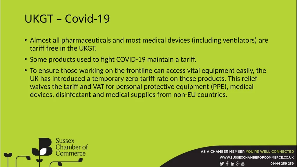 EU Transition Impacts on East Sussex The BCC is a - slide 22 of 26