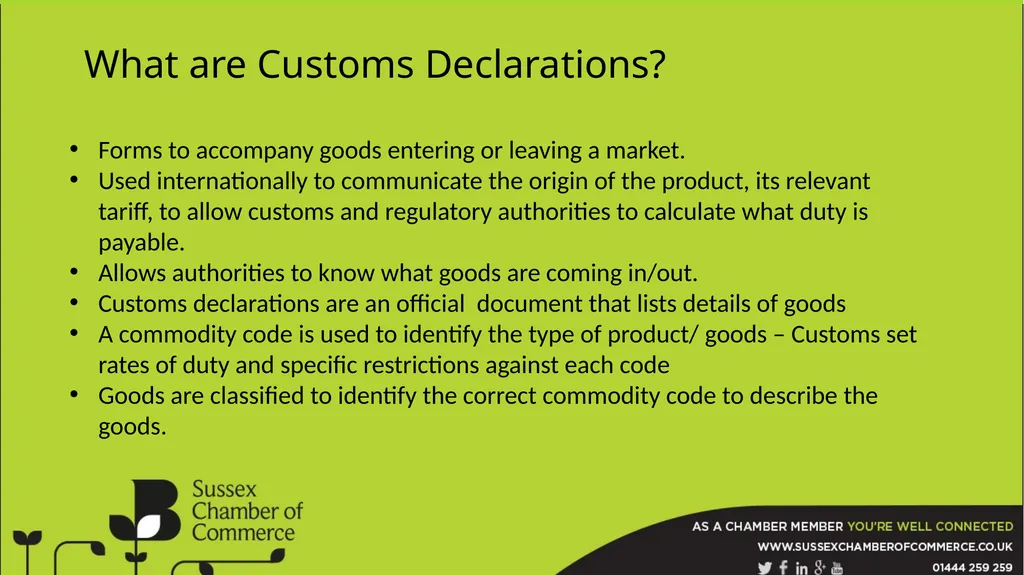 EU Transition Impacts on East Sussex The BCC is a - slide 13 of 26
