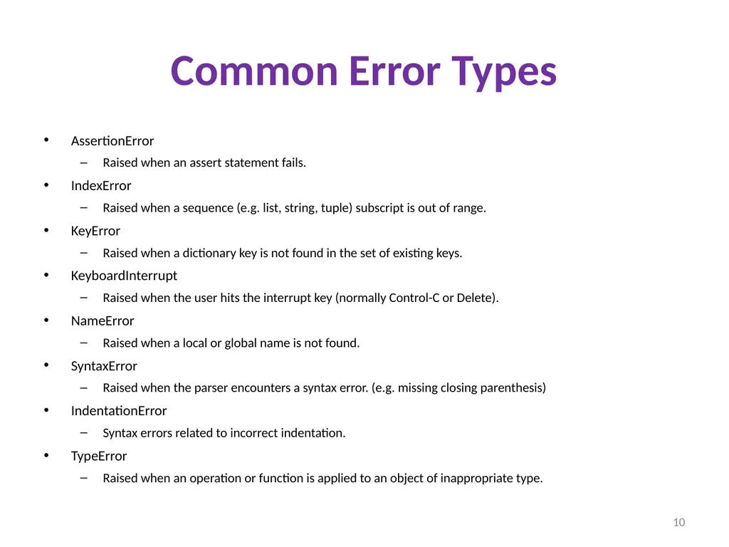 Debugging Ruth Anderson UW CSE 160 Autumn 2022 1 - slide 10 of 21