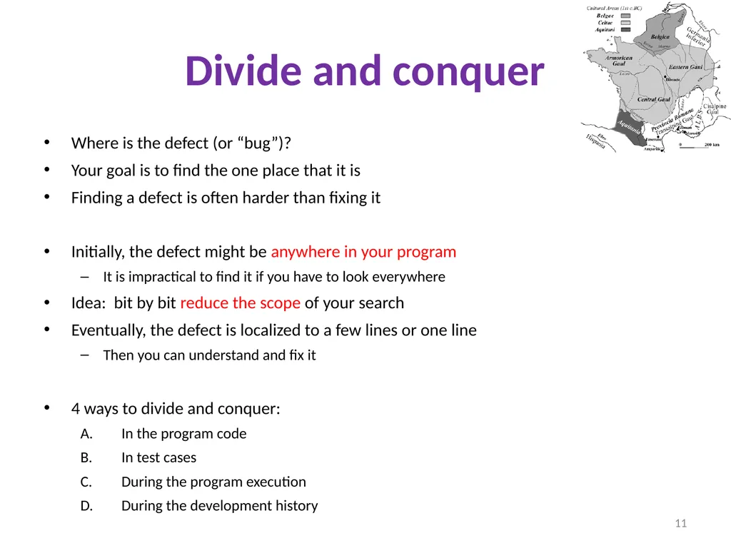 Debugging Ruth Anderson UW CSE 160 Autumn 2022 1 - slide 11 of 21