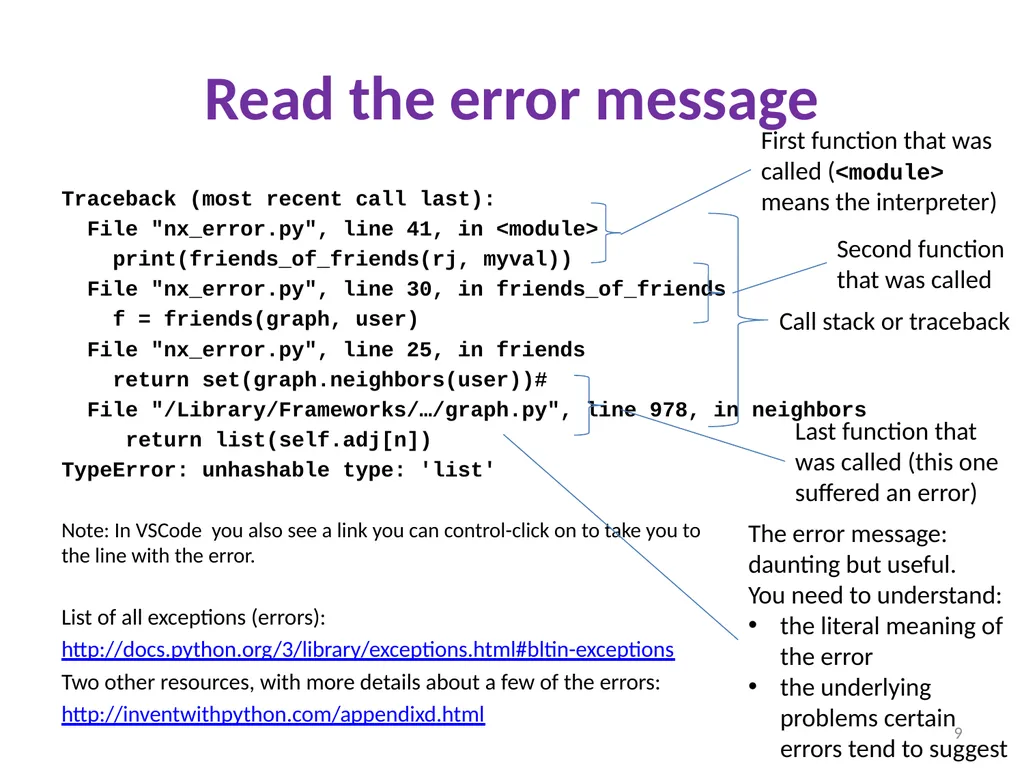 Debugging Ruth Anderson UW CSE 160 Autumn 2022 1 - slide 9 of 21