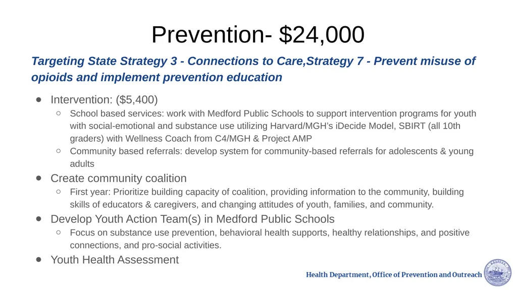 Opioid Settlement Updates Promote Prevent Support - slide 8 of 9