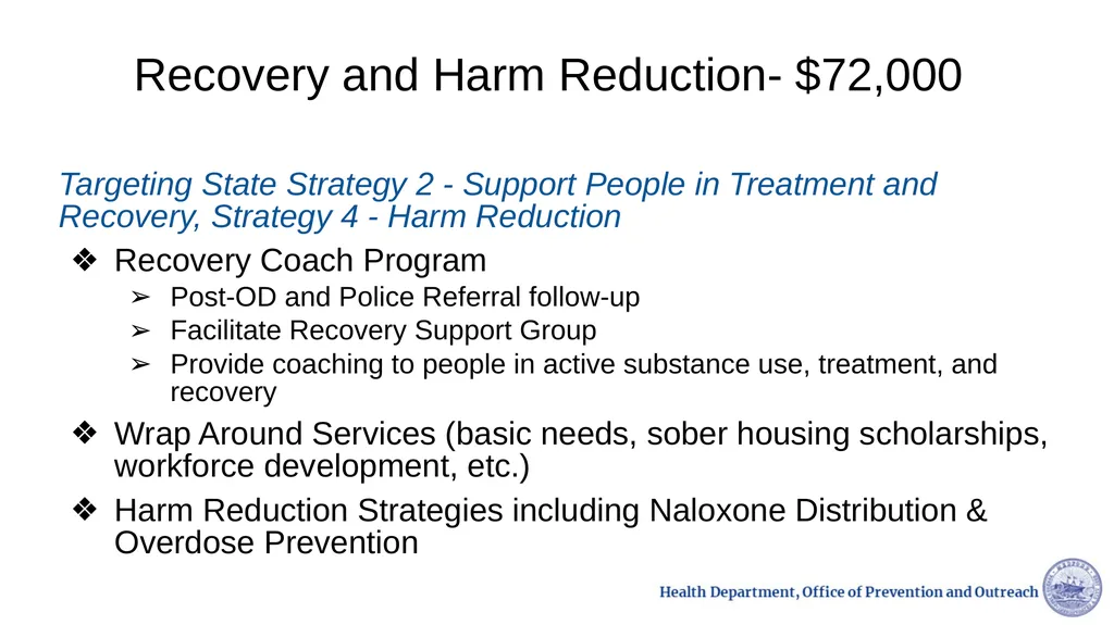 Opioid Settlement Updates Promote Prevent Support - slide 5 of 9