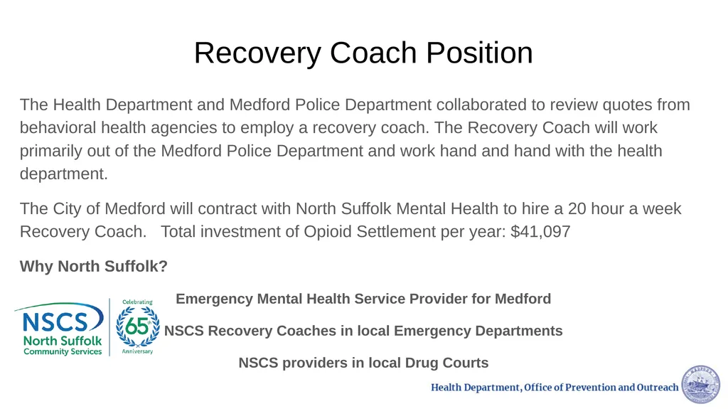 Opioid Settlement Updates Promote Prevent Support - slide 6 of 9