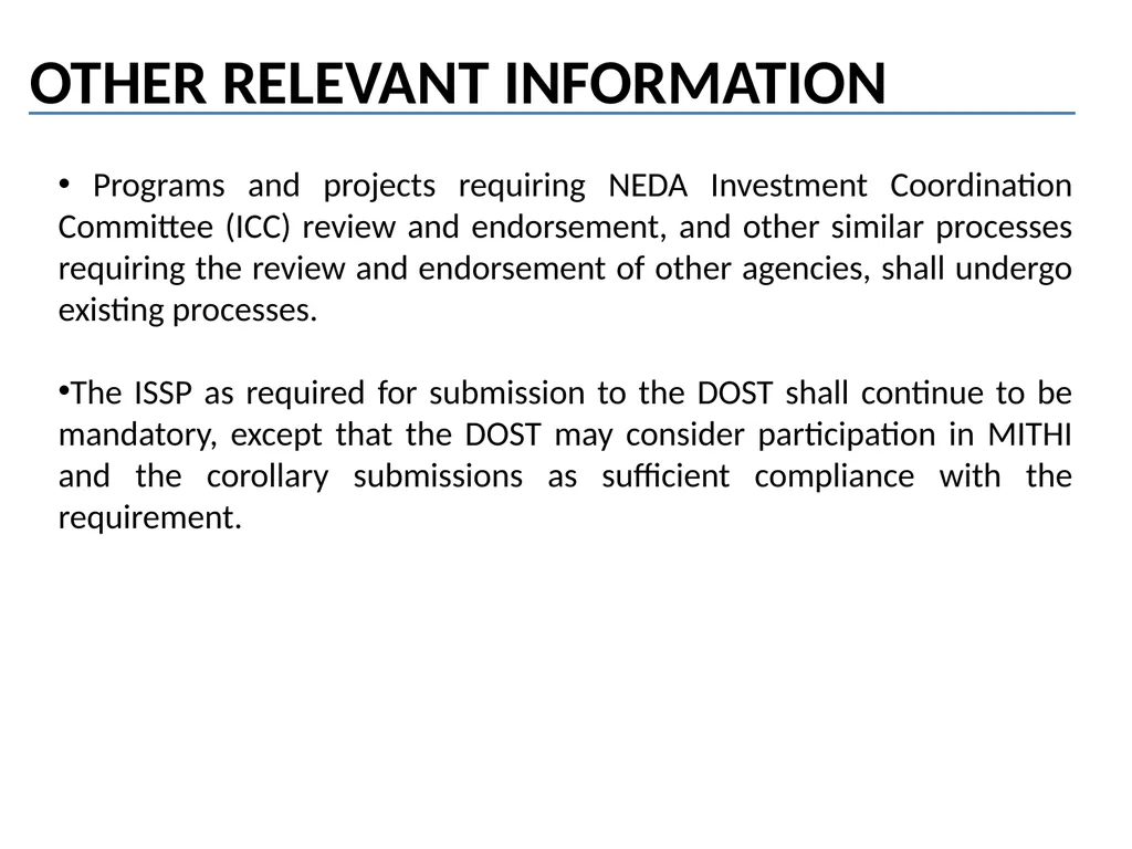 GOVERNMENT-WIDE EDIUM-TERM NFORMATION AND - slide 16 of 20
