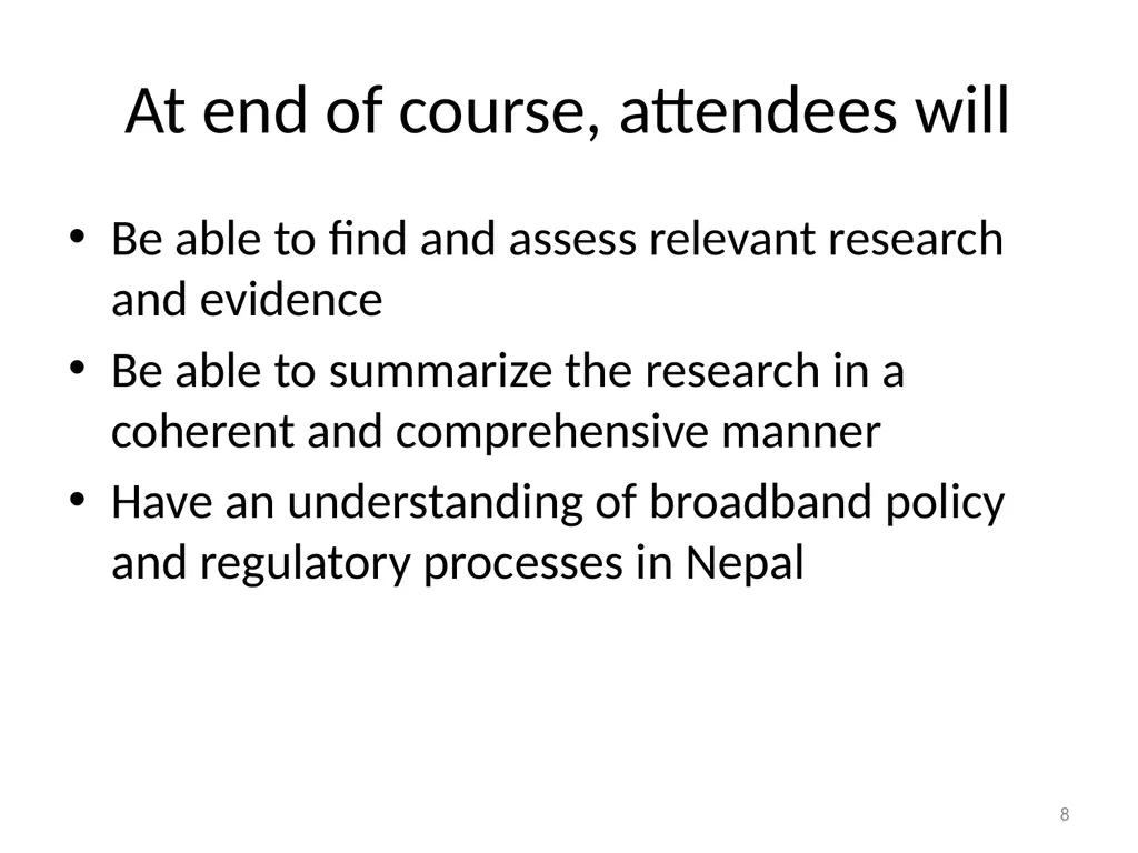 Introduction: Course on “How to engage in - slide 8 of 29