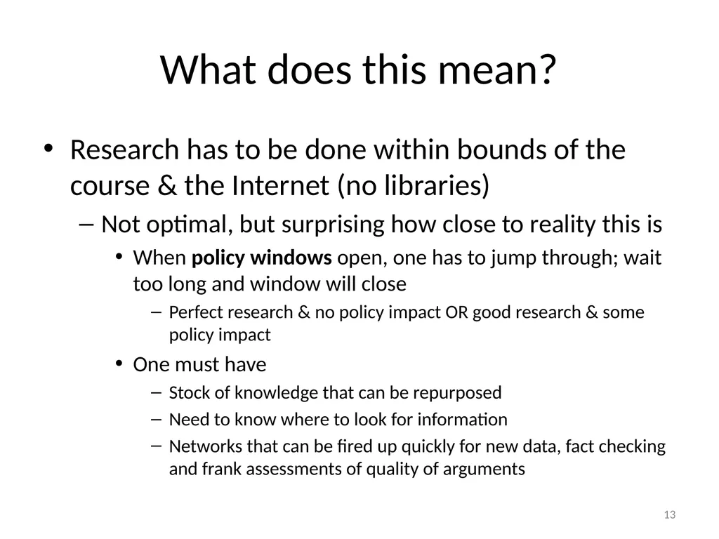 Introduction: Course on “How to engage in - slide 13 of 29