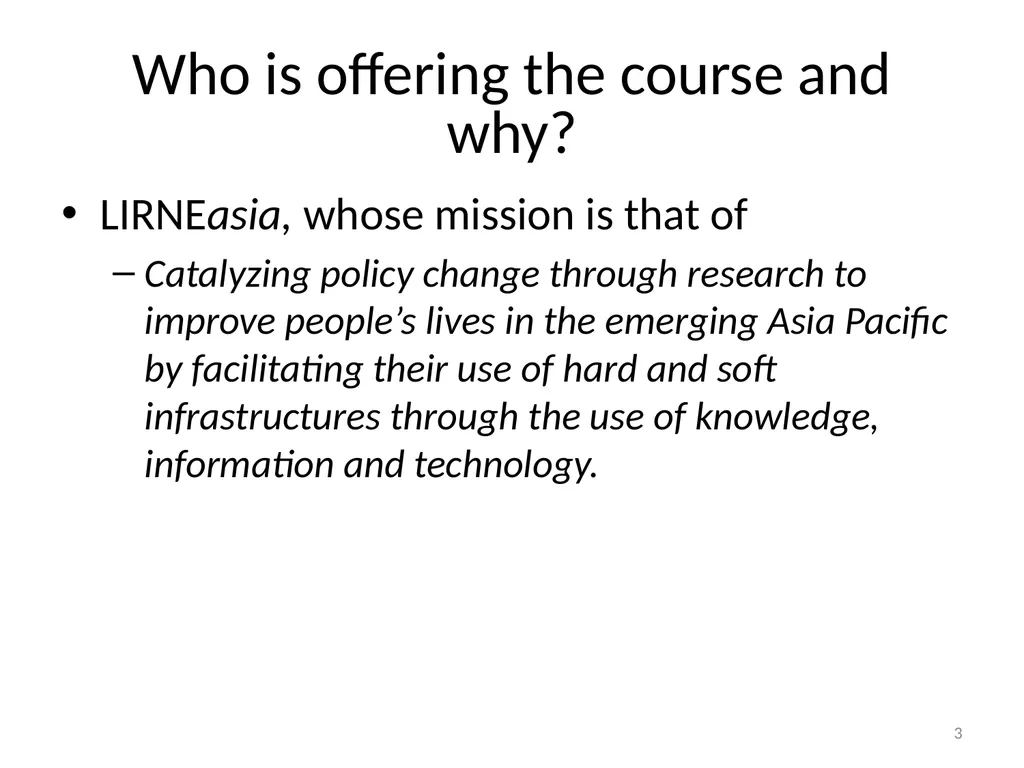 Introduction: Course on “How to engage in - slide 3 of 29