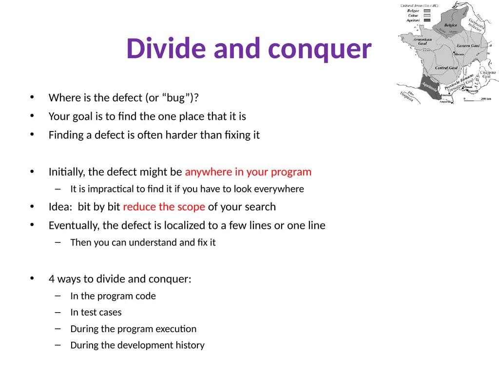 Debugging Michael Ernst CSE 140 University of - slide 9 of 20