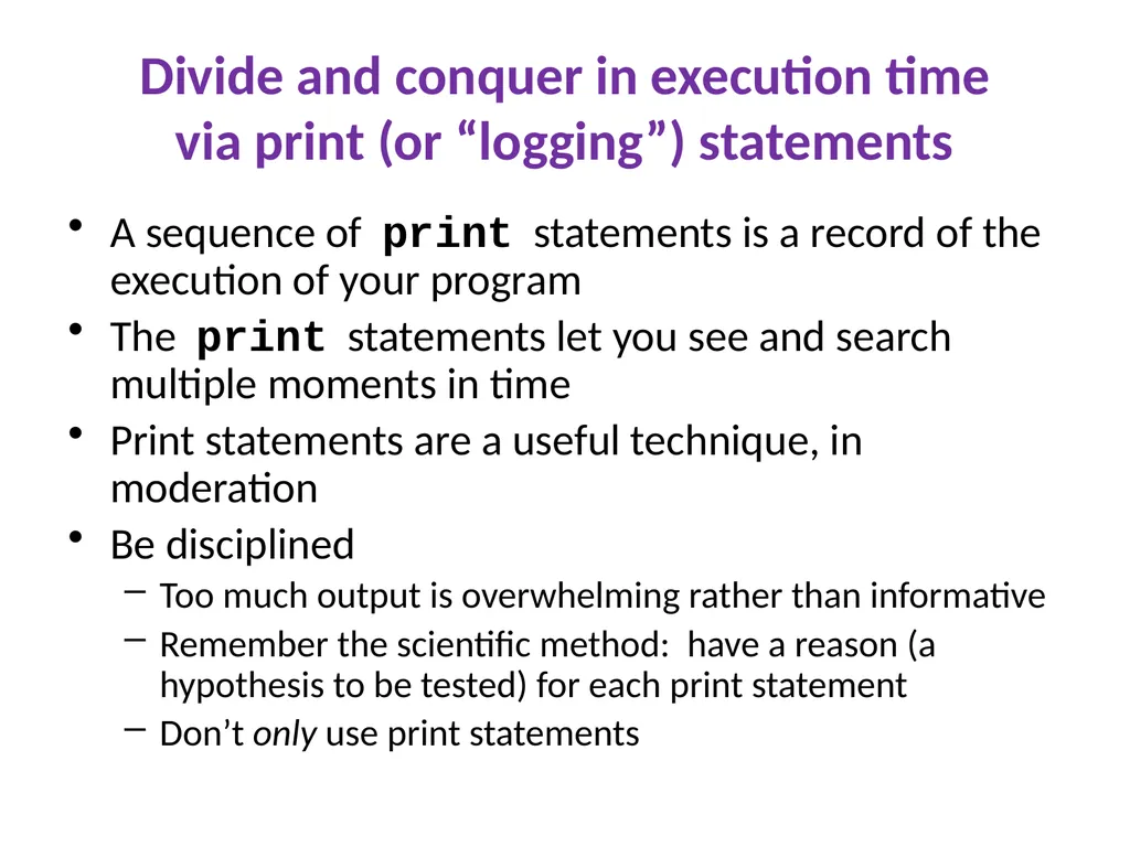 Debugging Michael Ernst CSE 140 University of - slide 12 of 20