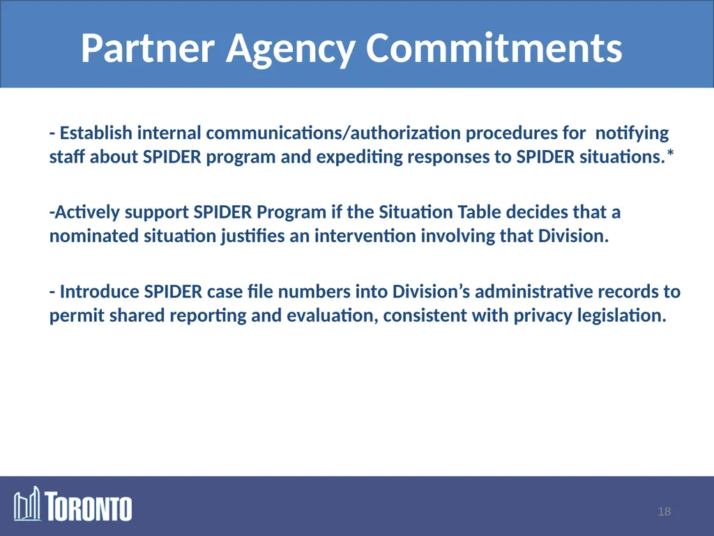 Program Update: The Specialized Program for - slide 18 of 19