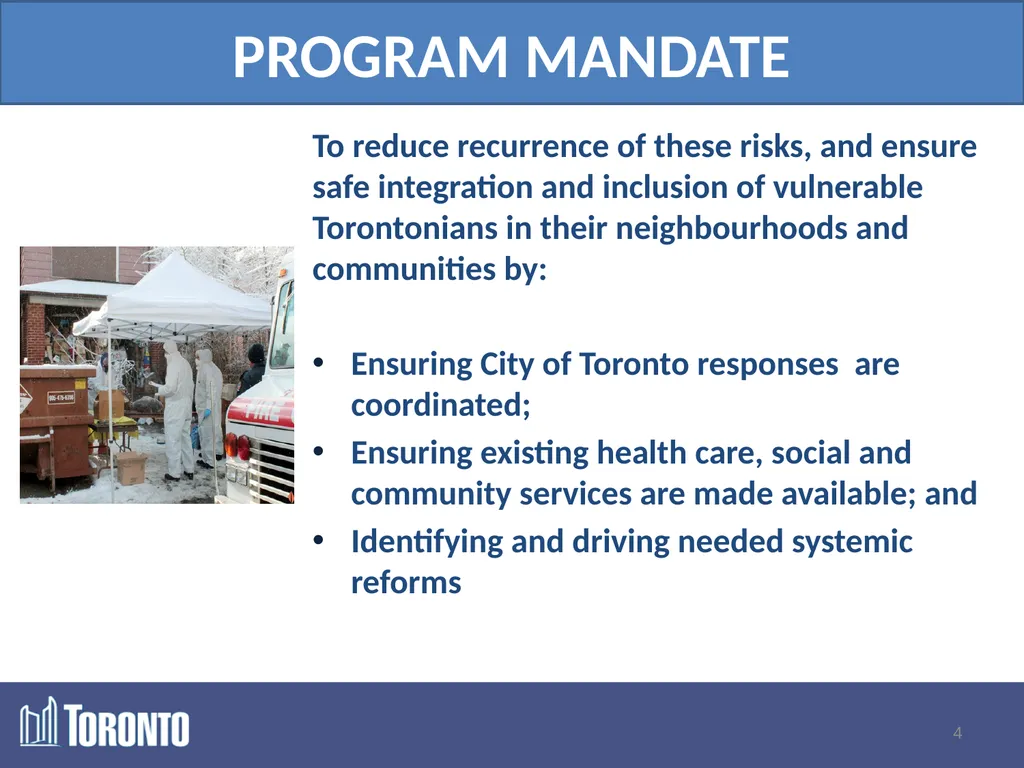 Program Update: The Specialized Program for - slide 4 of 19