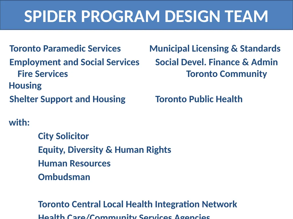 Program Update: The Specialized Program for - slide 6 of 19