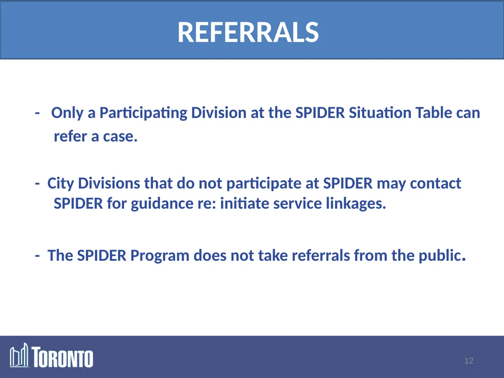 Program Update: The Specialized Program for - slide 12 of 19