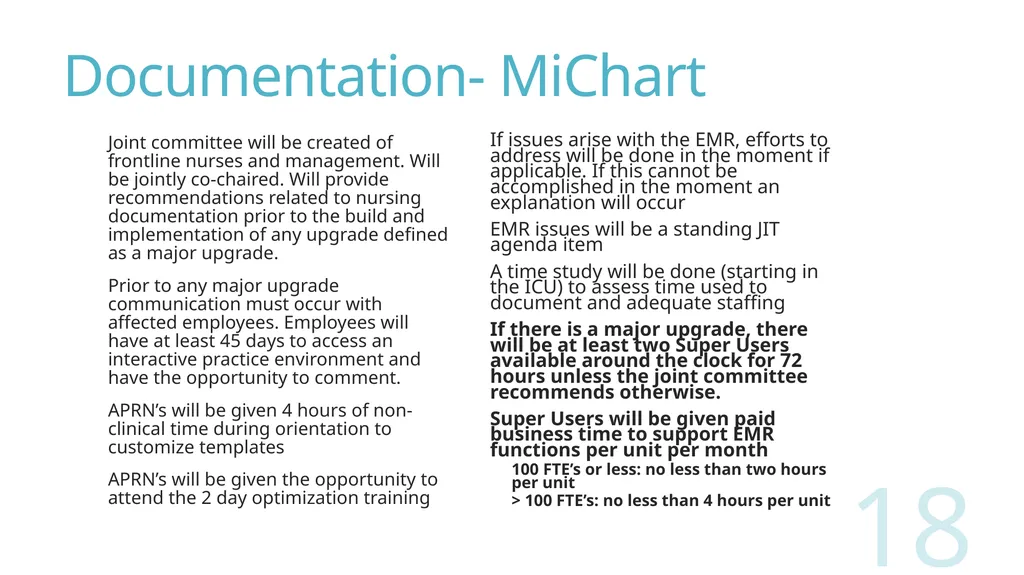 2018 Nursing Contract Summary Joint presentation - slide 18 of 49