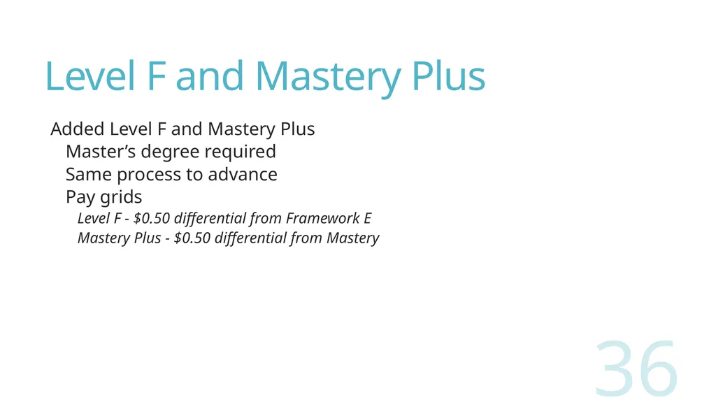 2018 Nursing Contract Summary Joint presentation - slide 36 of 49