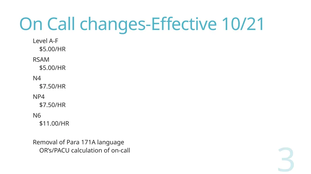 2018 Nursing Contract Summary Joint presentation - slide 3 of 49